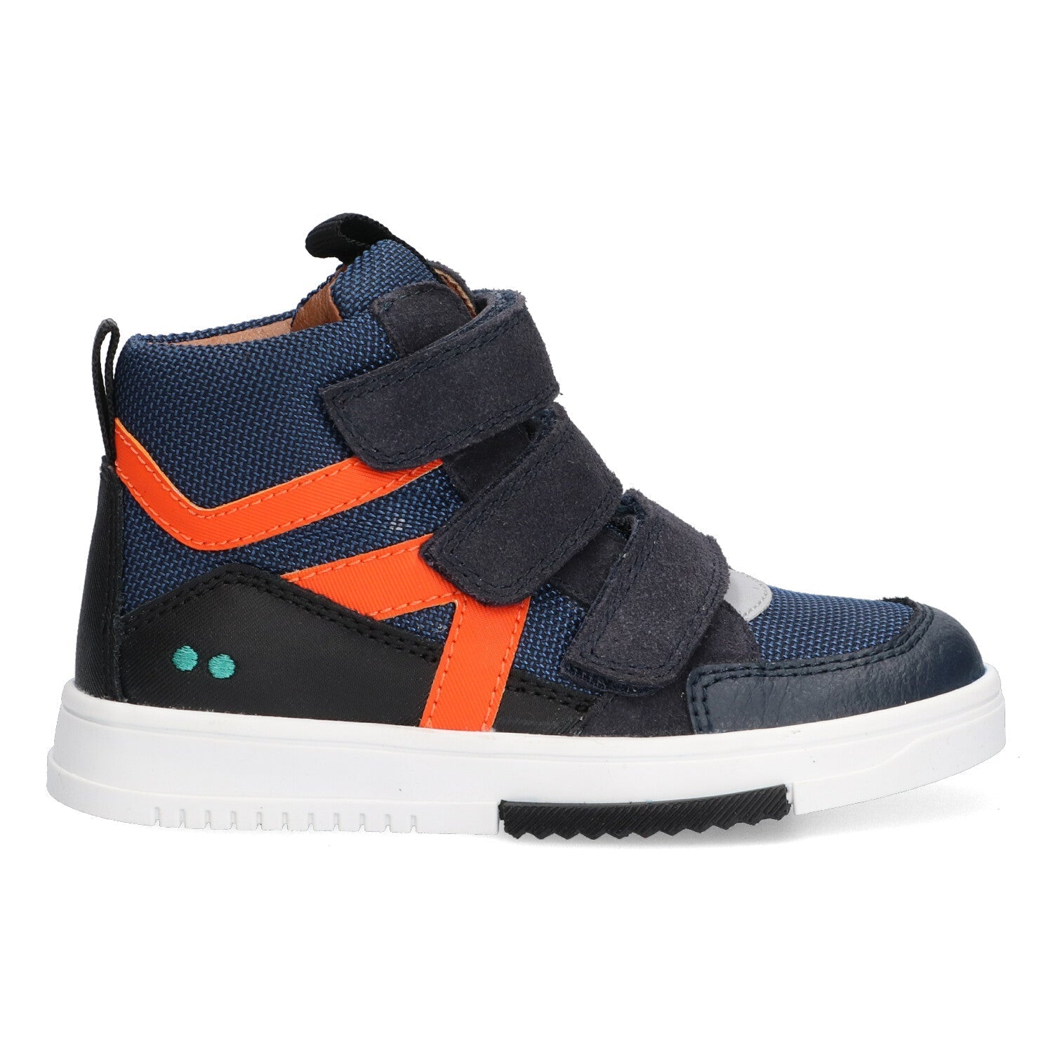 Milan Mieters Hoge Sneakers Jongens Donkerblauw