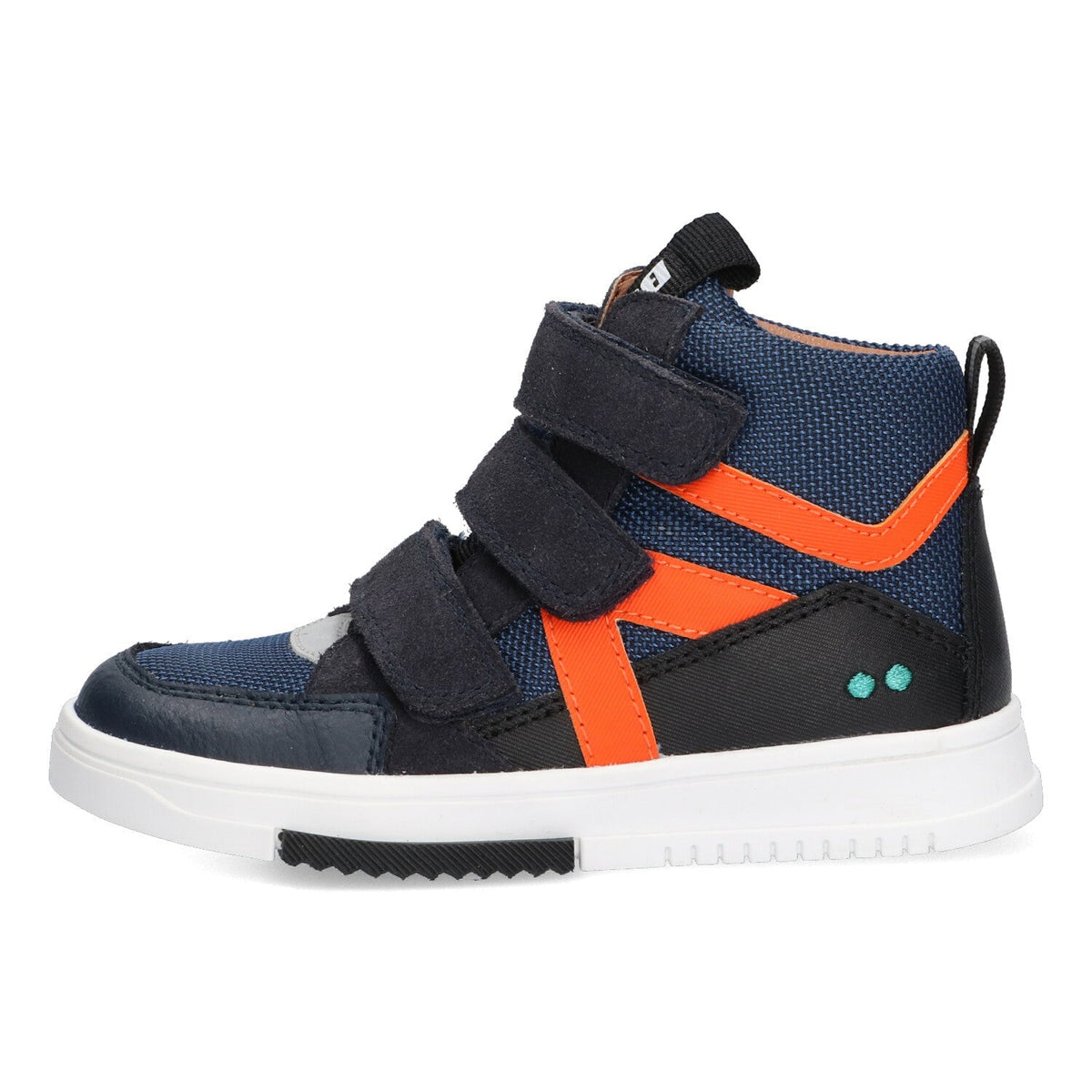 Milan Mieters Hoge Sneakers Jongens Donkerblauw