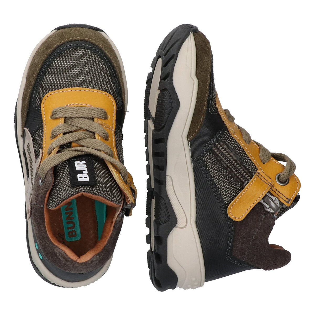 Gosse Gein Hoge Sneakers Jongens Mosgroen