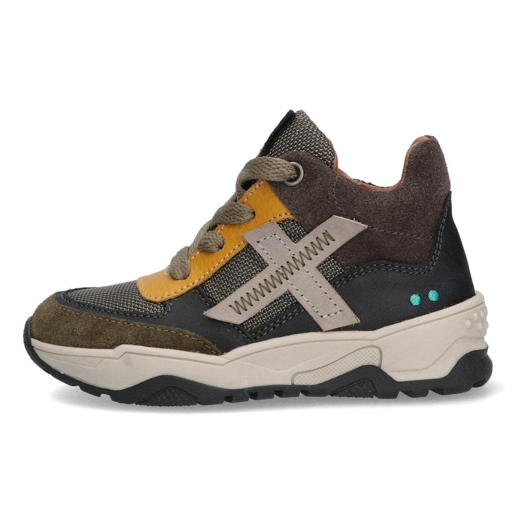 Gosse Gein Hoge Sneakers Jongens Mosgroen