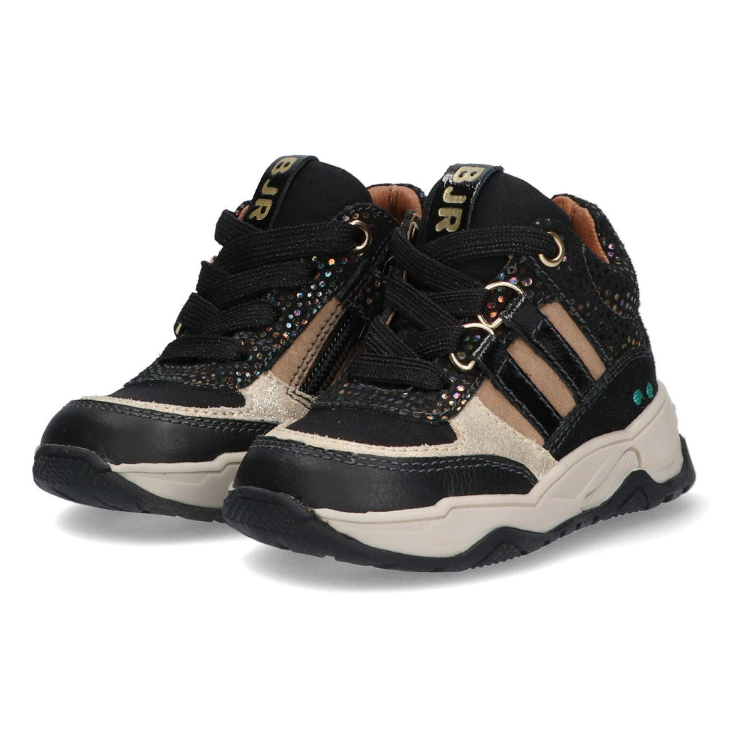 Gabriel Gein Hoge Sneakers Meisjes Zwart Goud
