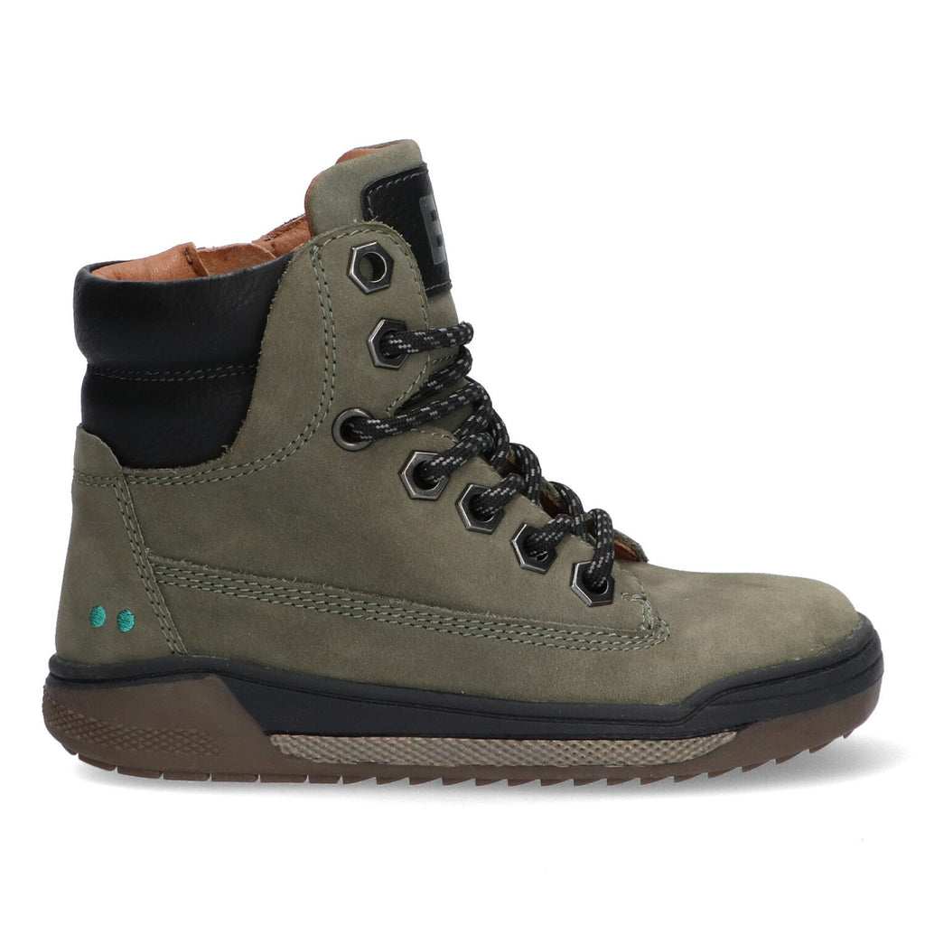 Remco Rock Veterboots Jongens Mosgroen