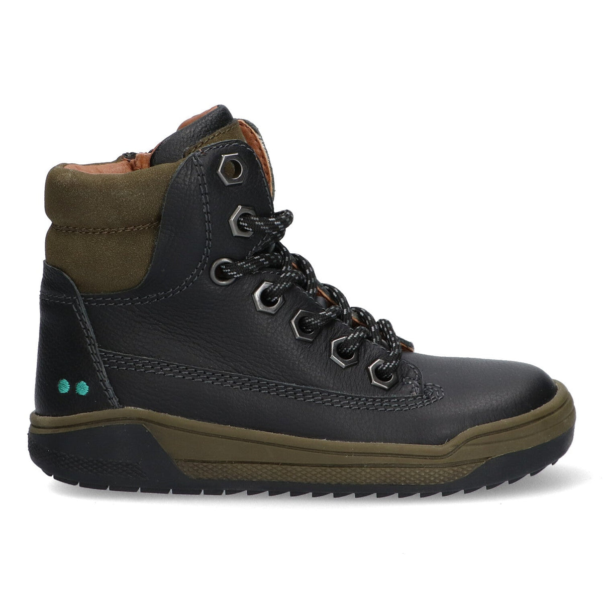 Remco Rock Veterboots Jongens Zwart