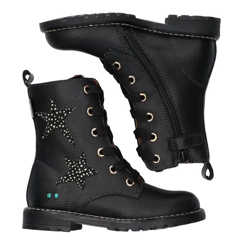 Hilde Hot Biker Boots Meisjes Zwart