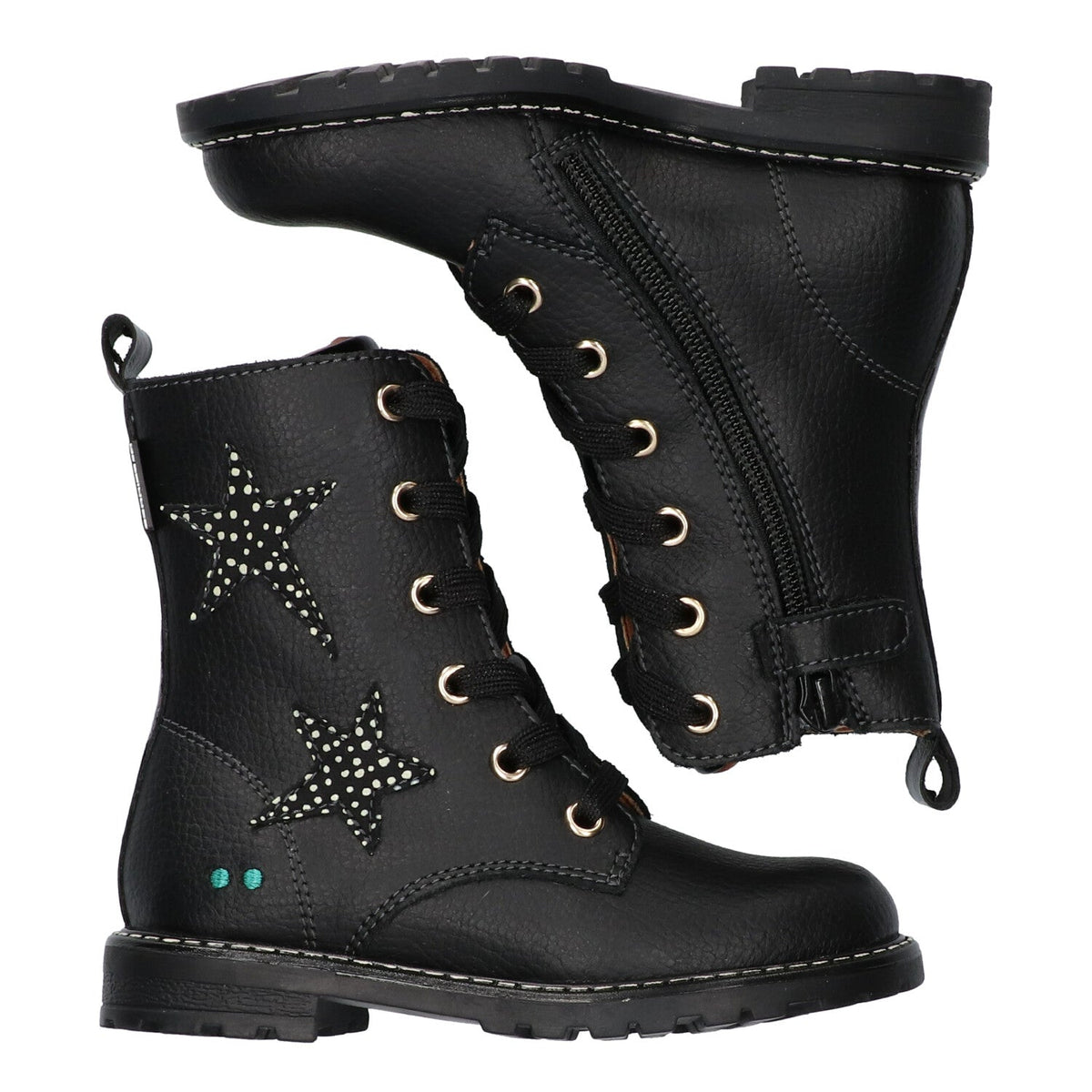 Hilde Hot Biker Boots Meisjes Zwart