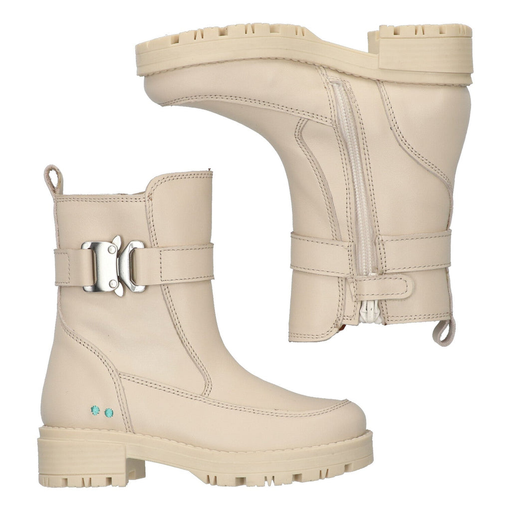 Floor Fancy Biker Boots Meisjes Beige