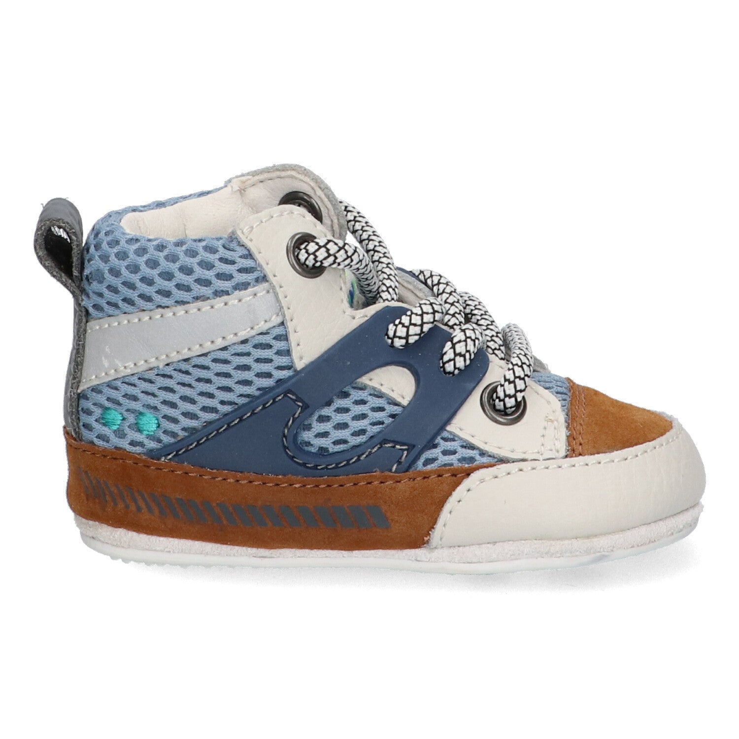 Zeb Zacht Babysneakertjes Jongens Jeans Blauw