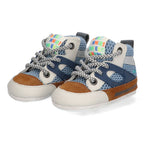 Zeb Zacht Babysneakertjes Jongens Jeans Blauw