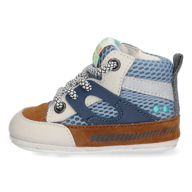 BunniesJR Zeb Zacht babyschoentjes blauw