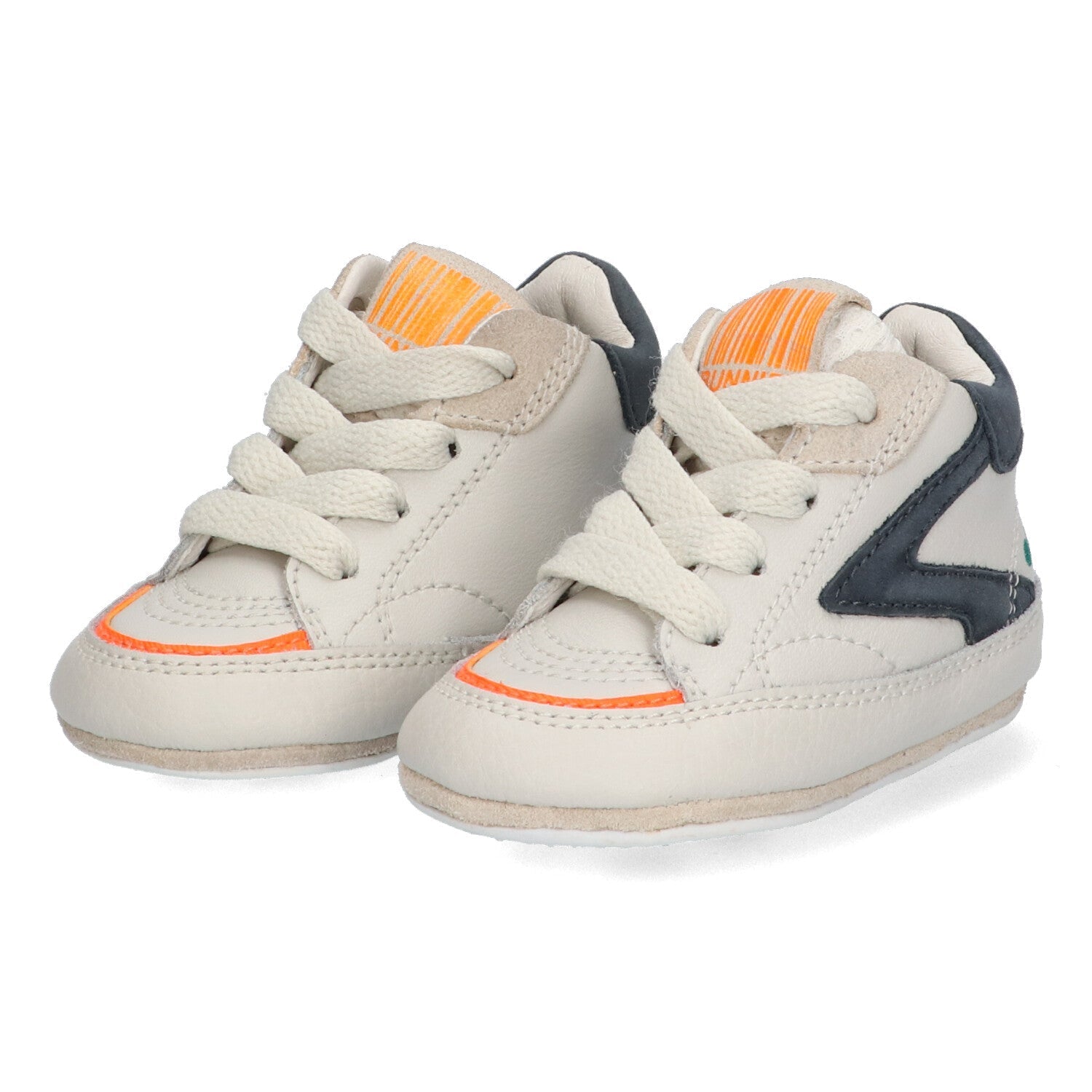 Zack Zacht Babysneakertjes Jongens Beige Blauw