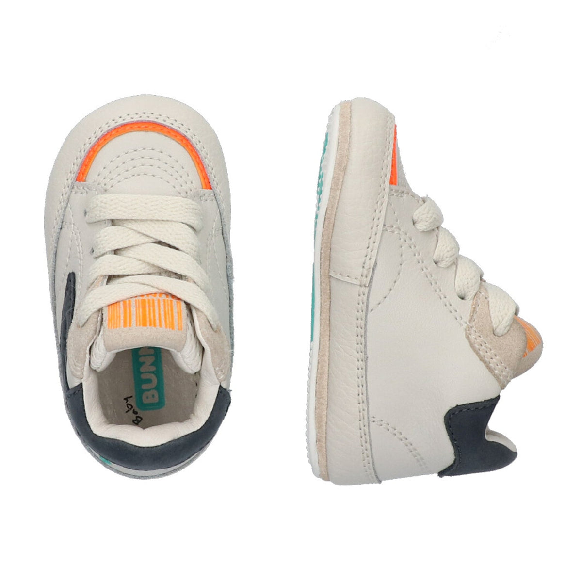 Zack Zacht Babysneakertjes Jongens Beige Blauw