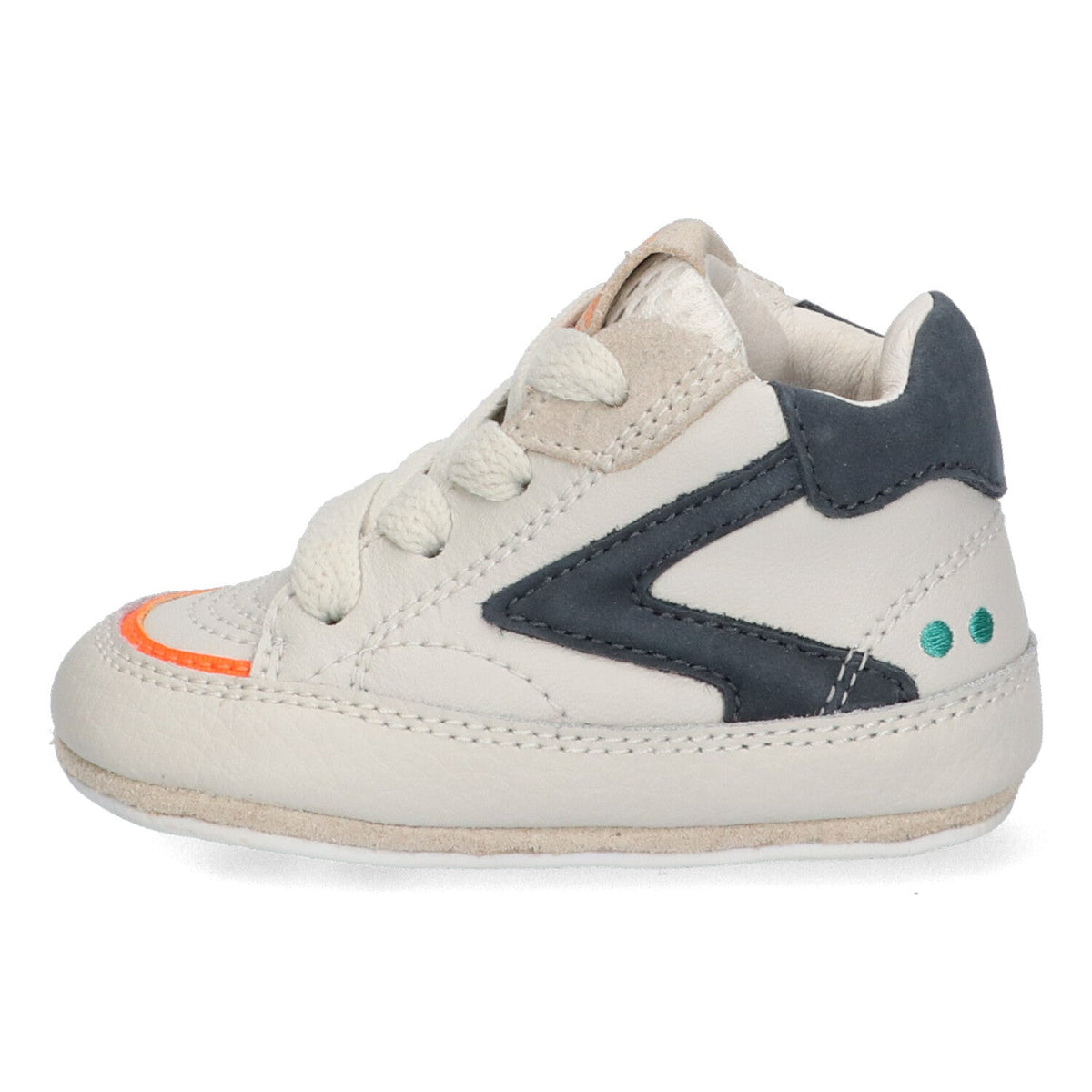 Zack Zacht Babysneakertjes Jongens Beige Blauw