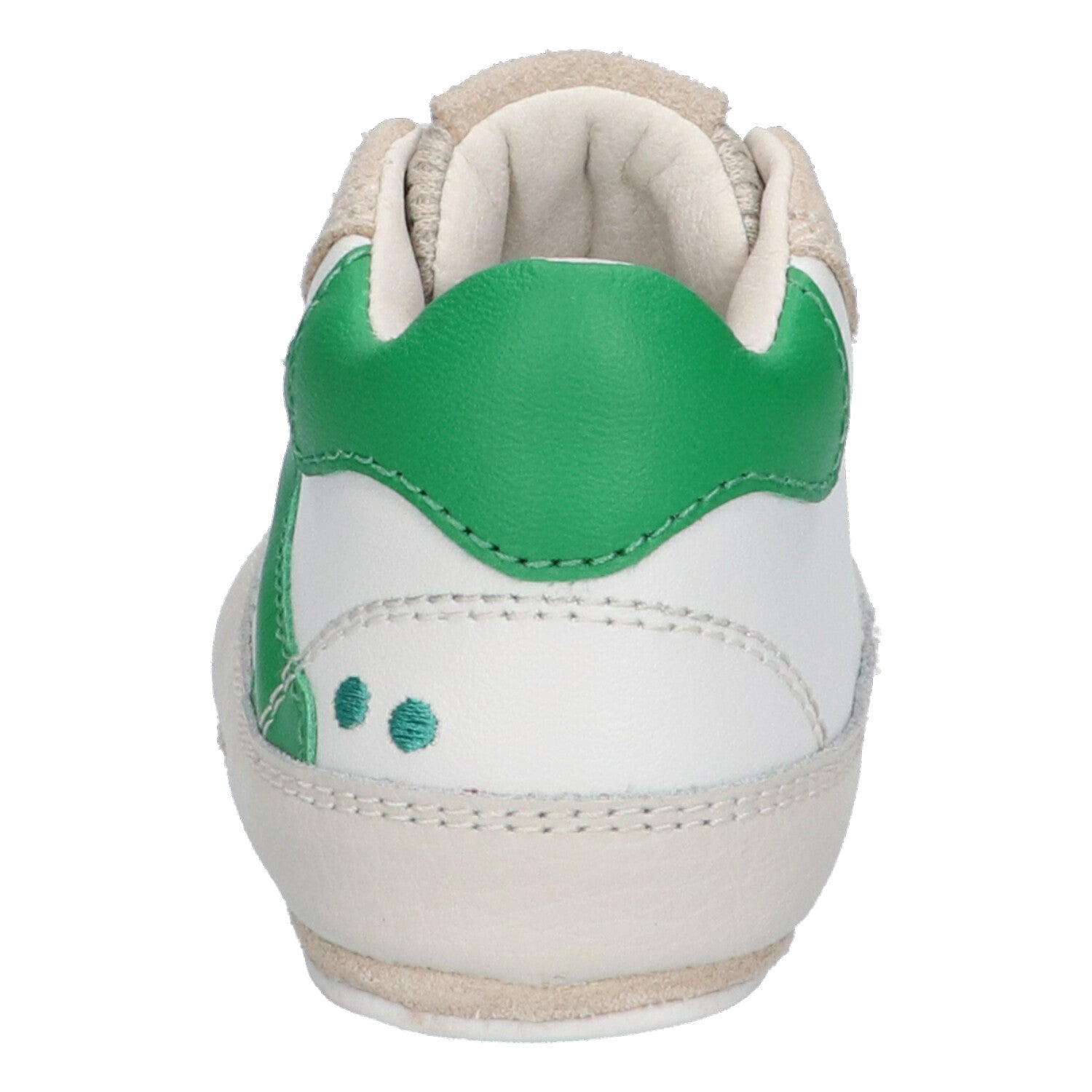 Zack Zacht Babysneakertjes Jongens Wit Groen