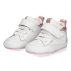 Zana Zacht Babysneakertjes Meisjes Wit Roze