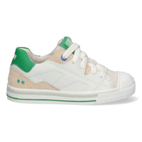 Francis Ferm Lage Sneakers Jongens Wit Groen