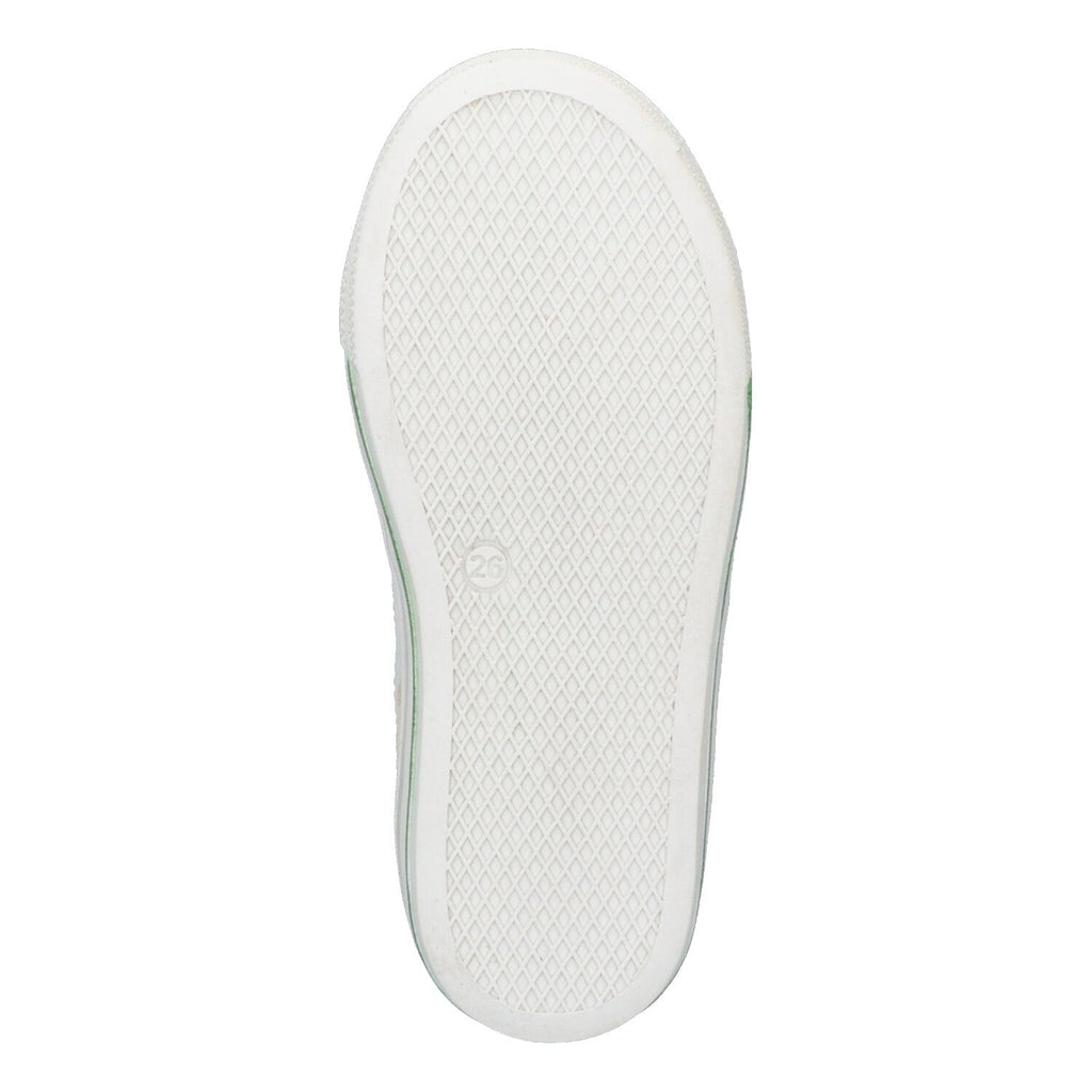 Francis Ferm Lage Sneakers Jongens Wit Groen