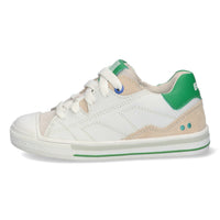 Francis Ferm Lage Sneakers Jongens Wit Groen