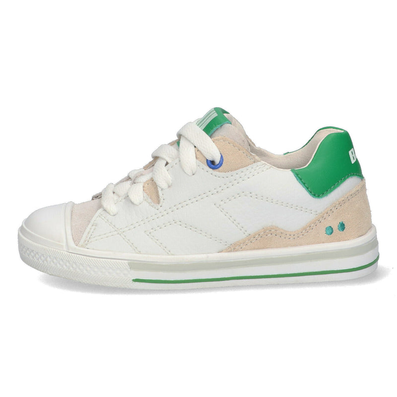 Francis Ferm Lage Sneakers Jongens Wit Groen