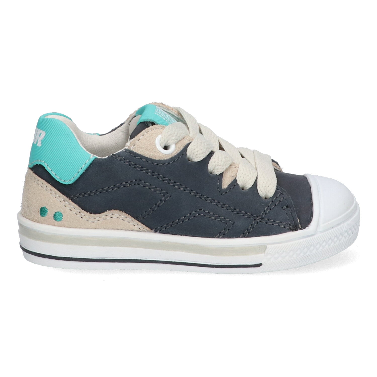 Francis Ferm Lage Sneakers Jongens Blauw Beige