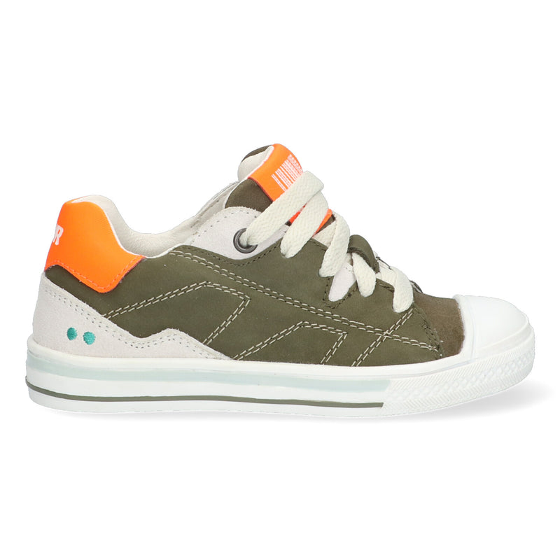 BunniesJR Lage Sneakers Jongens Legergroen Beige