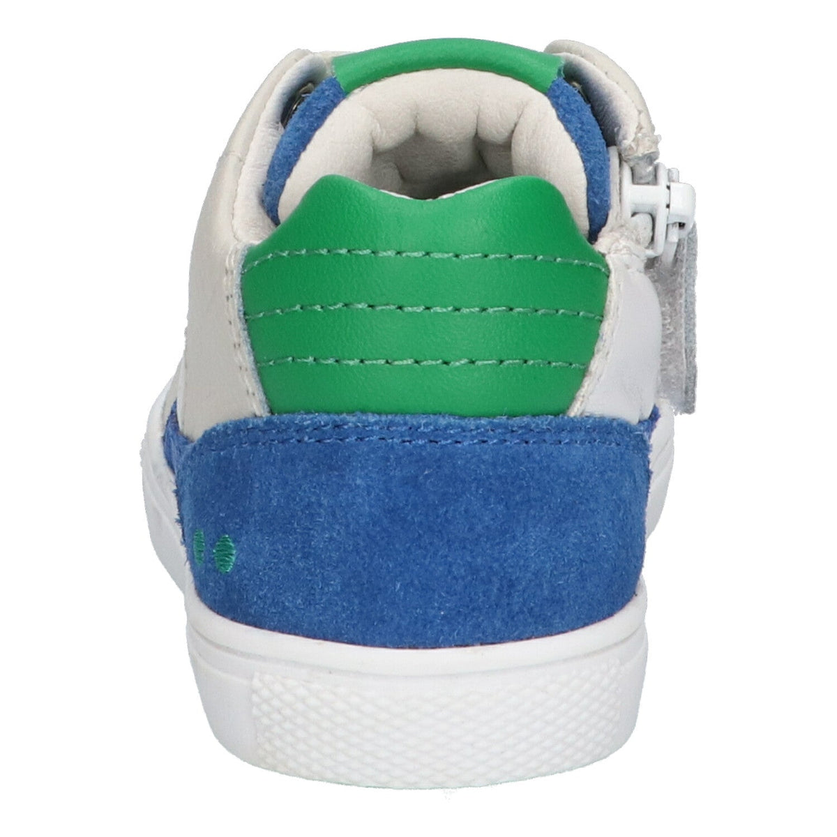 Loran Louw Lage Sneakers Jongens Beige Blauw