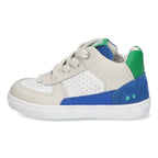 Loran Louw Lage Sneakers Jongens Beige Blauw