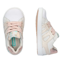 BunniesJR Philip Pit lage sneakers meisjes wit roze