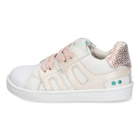BunniesJR Philip Pit lage sneakers meisjes wit roze