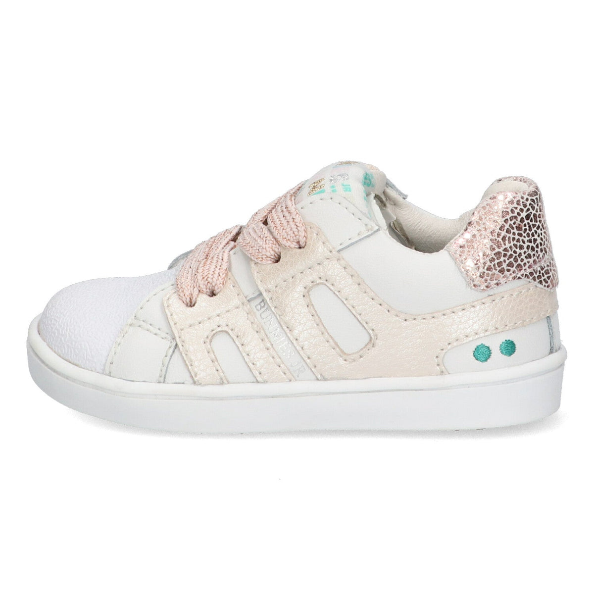 Philip Pit Lage Sneakers Meisjes Wit Roze