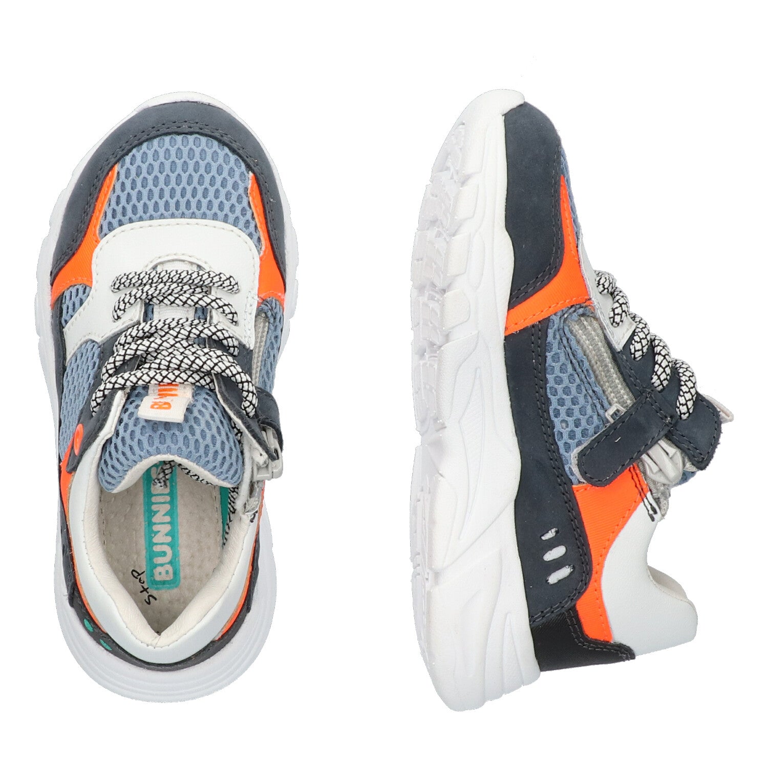Steve Spring Lage Sneakers Jongens Blauw