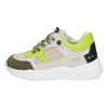 Steve Spring Lage Sneakers Jongens Beige Groen