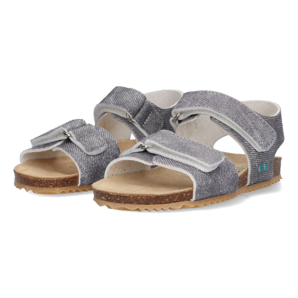 Bas Beach Sandalen Jongens Grijs