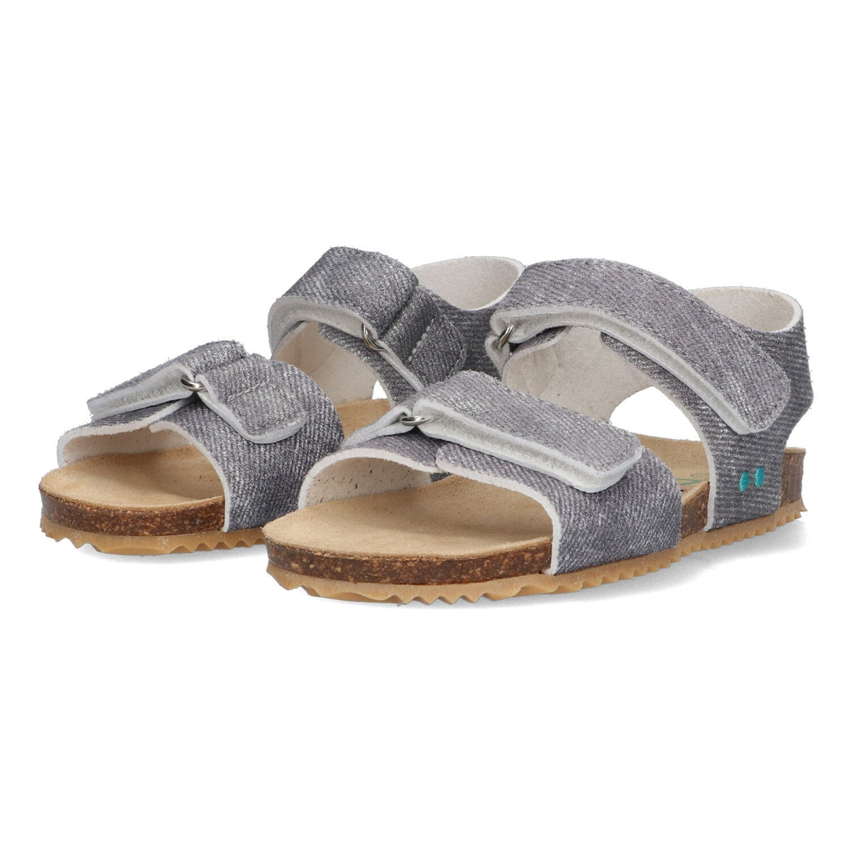 Bas Beach Sandalen Jongens Grijs