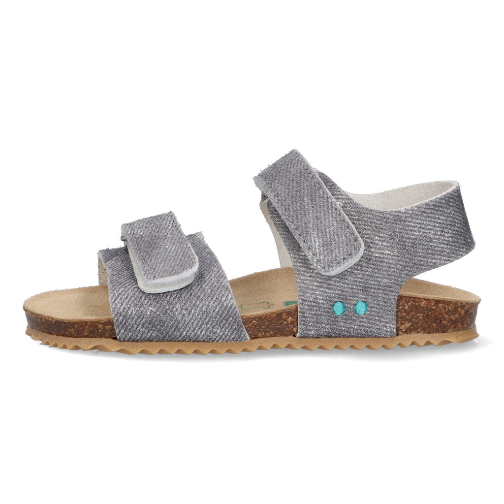 Bas Beach Sandalen Jongens Grijs