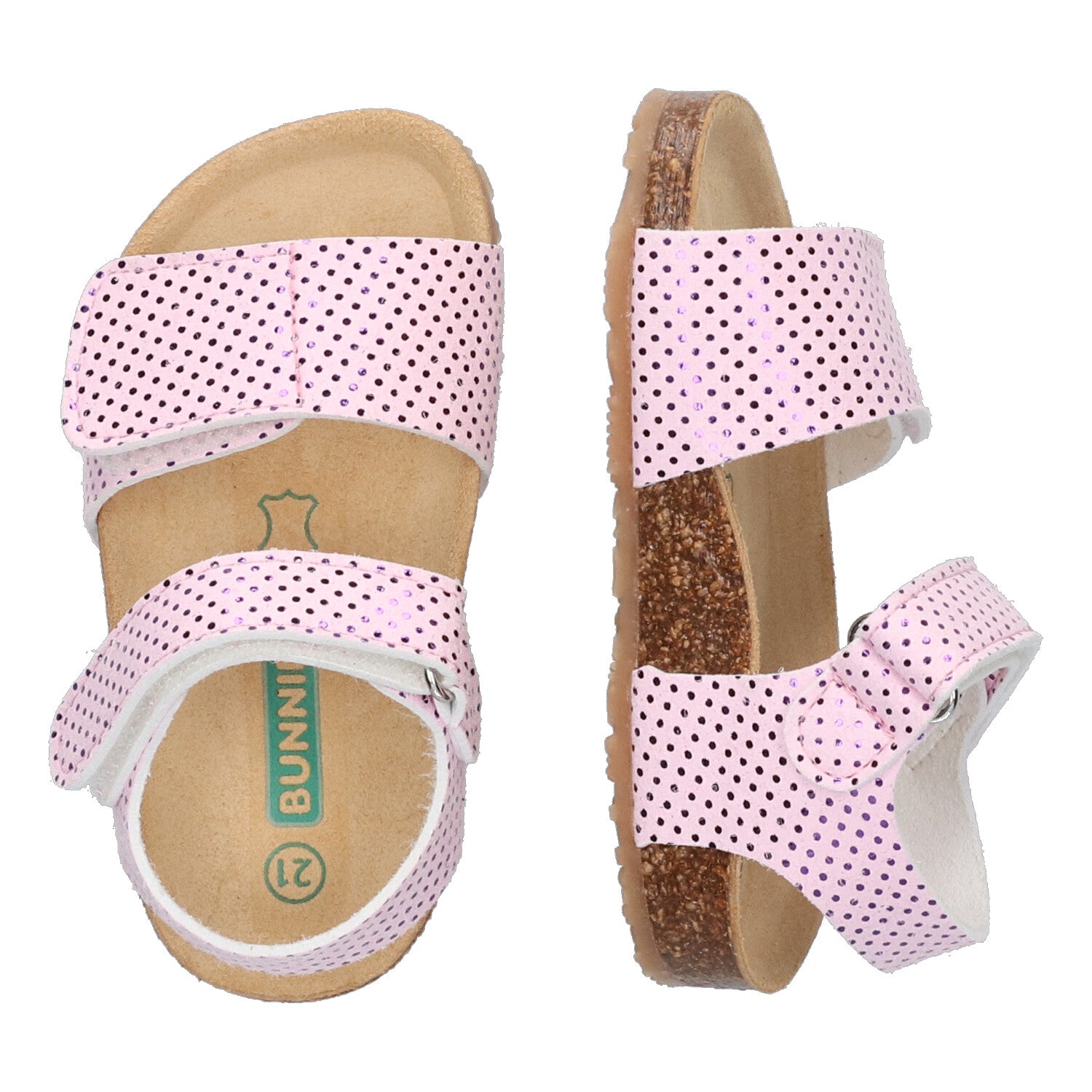 Bimi Beach Sandalen Meisjes Roze Dots