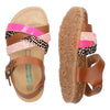 BunniesJR Becky Beach meisjessandalen roze cognac 