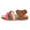 BunniesJR Becky Beach meisjessandalen roze cognac 