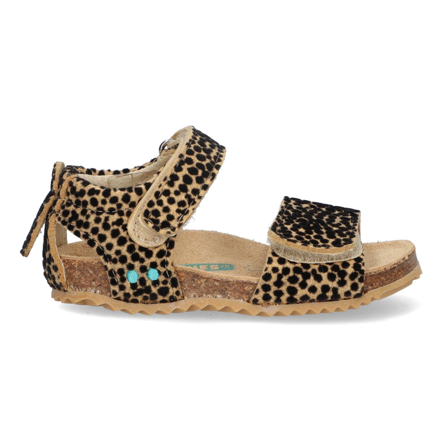 Brit Beach Sandalen Meisjes Cognac Dots