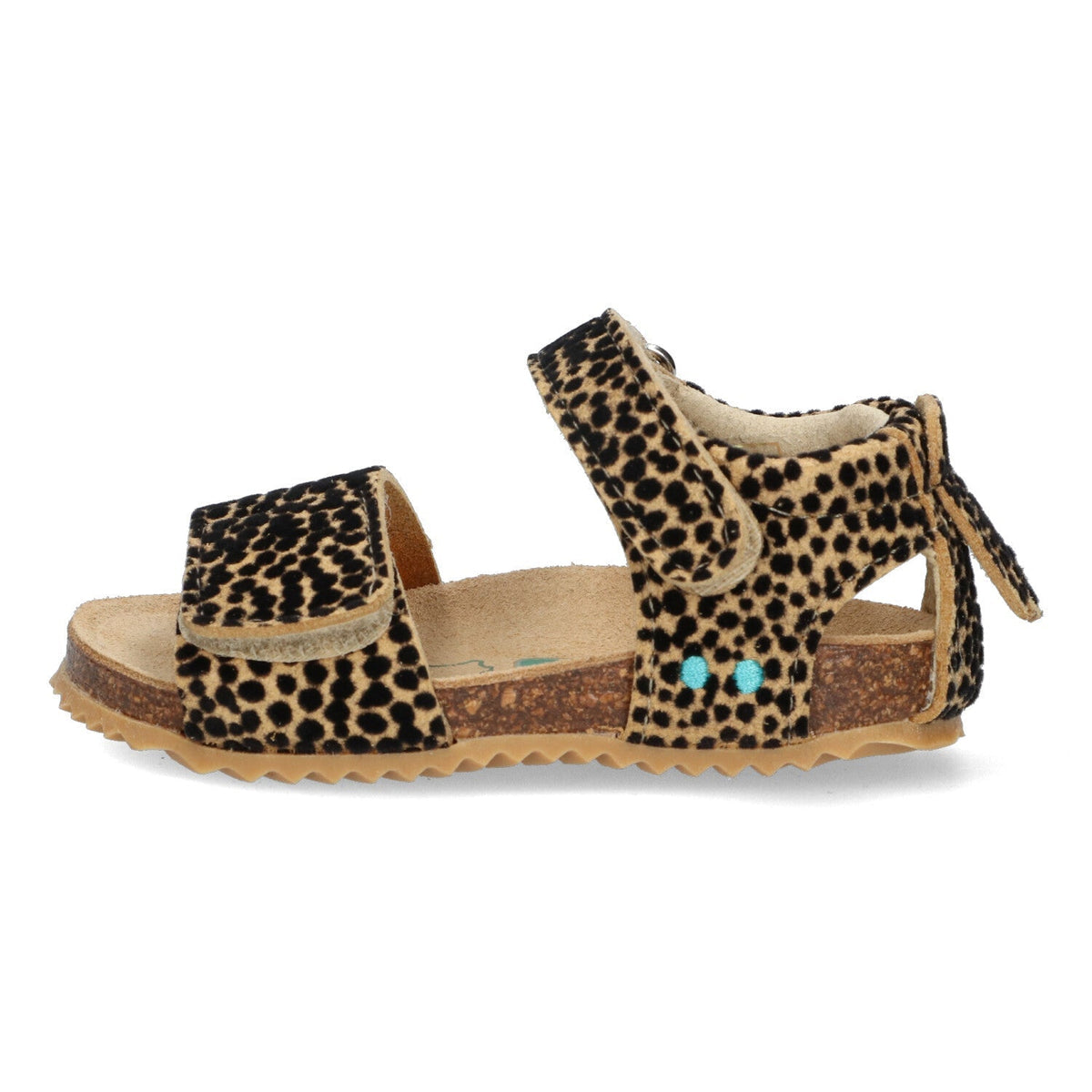 Brit Beach Sandalen Meisjes Cognac Dots