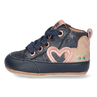 BunniesJR Zilke Zacht babyschoentjes meisjes blauw roze