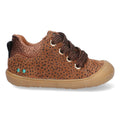 Reese Rap Lage Sneakers Meisjes Cognac Dots