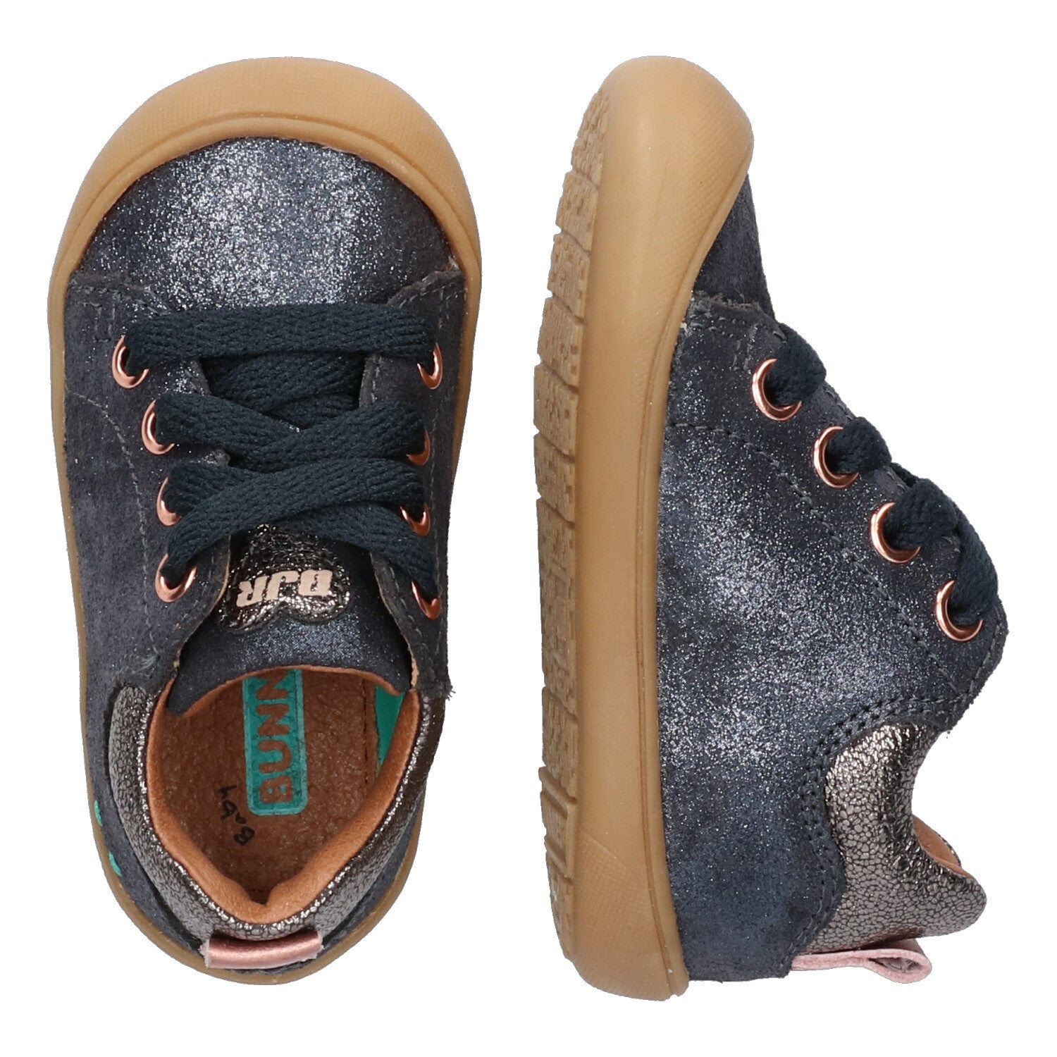 Reese Rap Lage Sneakers Meisjes Donkerblauw
