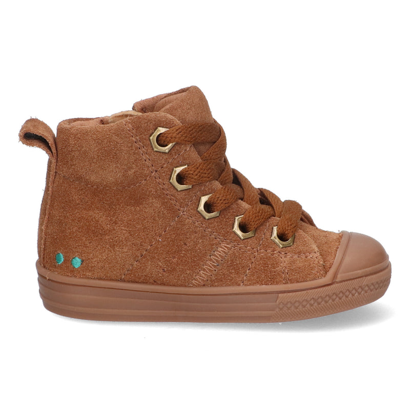 Hoge Sneakers Jongens Bruin