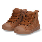 Feline Ferm Hoge Sneakers Jongens Bruin