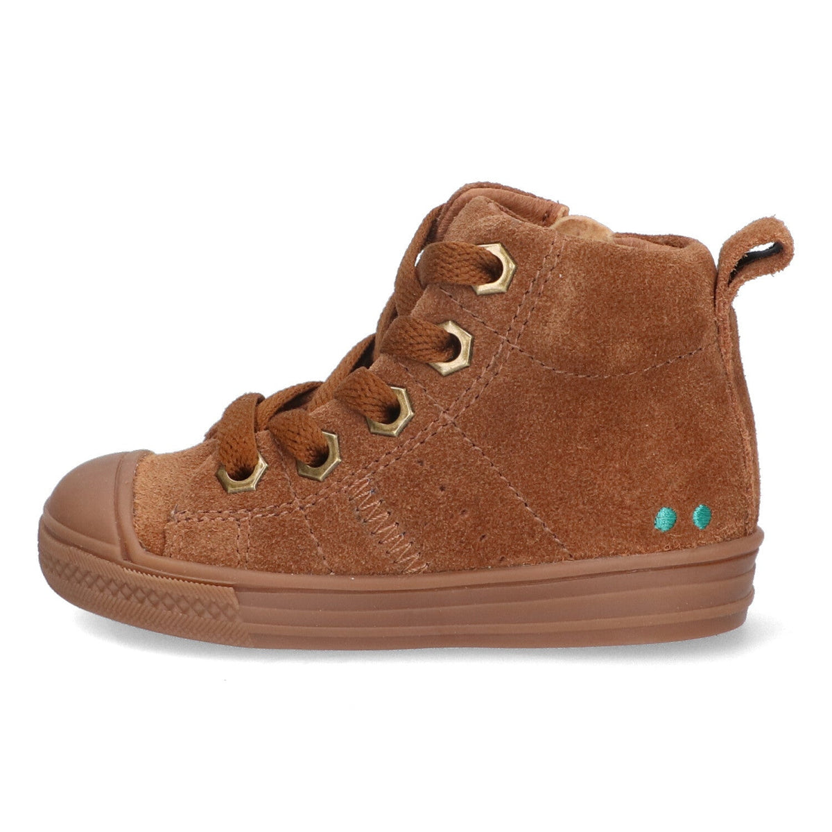 Feline Ferm Hoge Sneakers Jongens Bruin