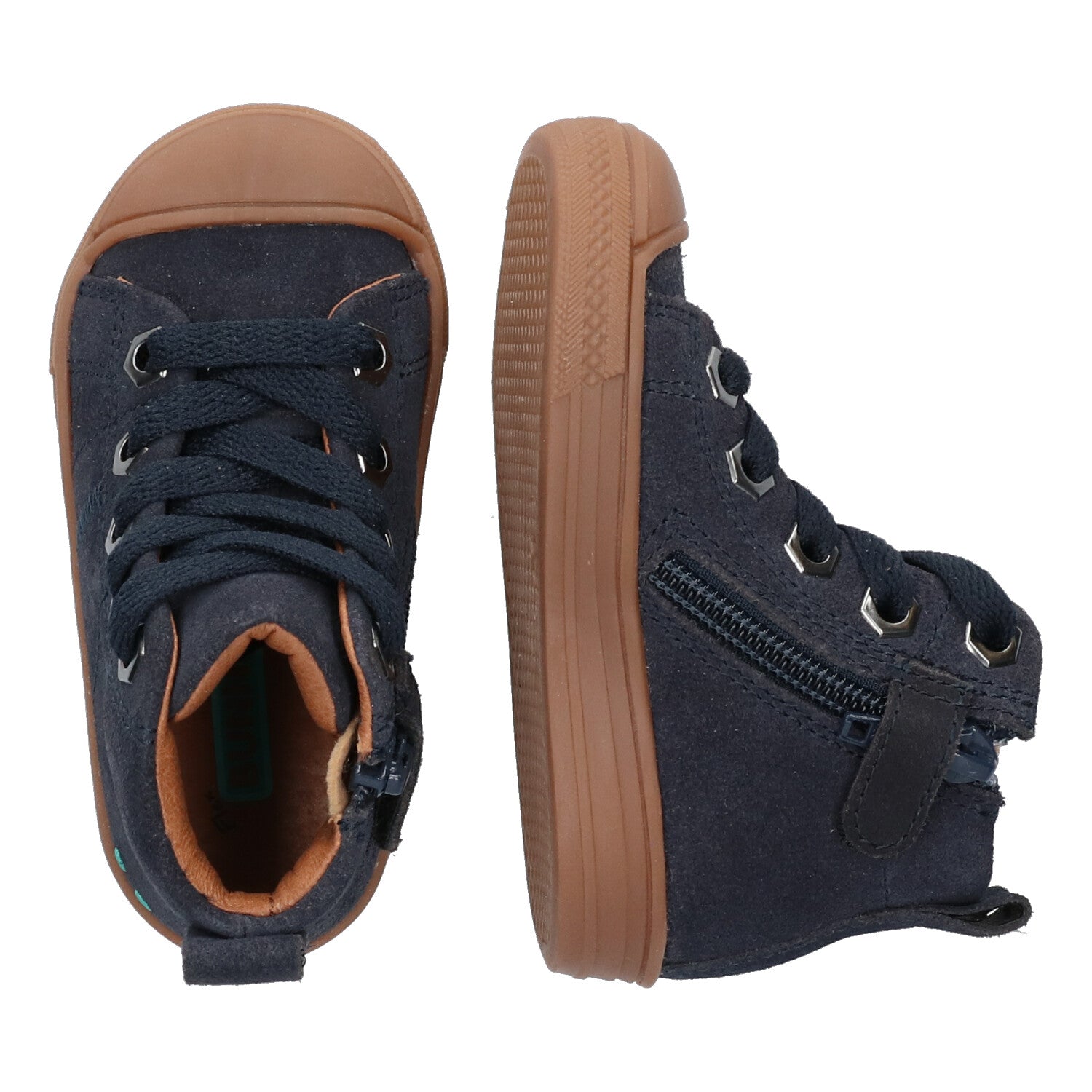Feline Ferm Hoge Sneakers Jongens Donkerblauw