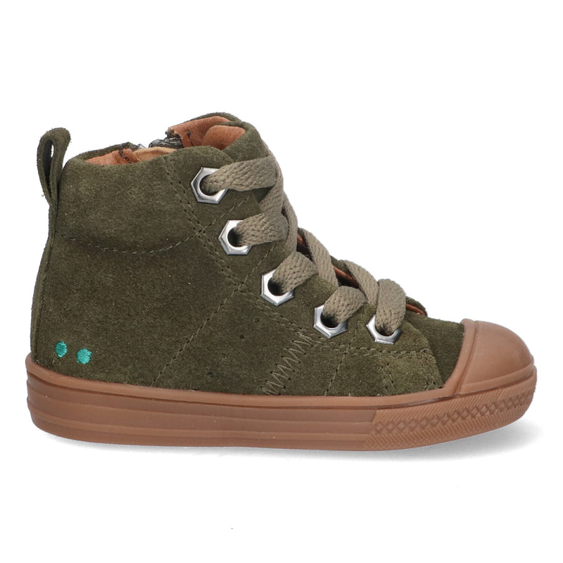 BunniesJR Hoge Sneakers Jongens Legergroen