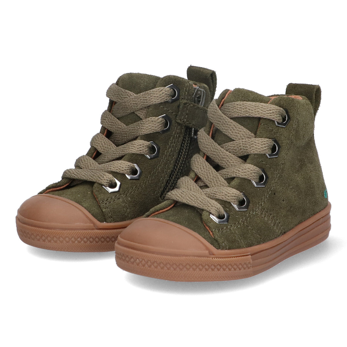 BunniesJR Hoge Sneakers Jongens Legergroen