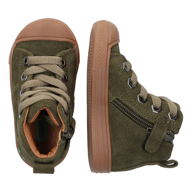 Feline Ferm Hoge Sneakers Jongens Legergroen