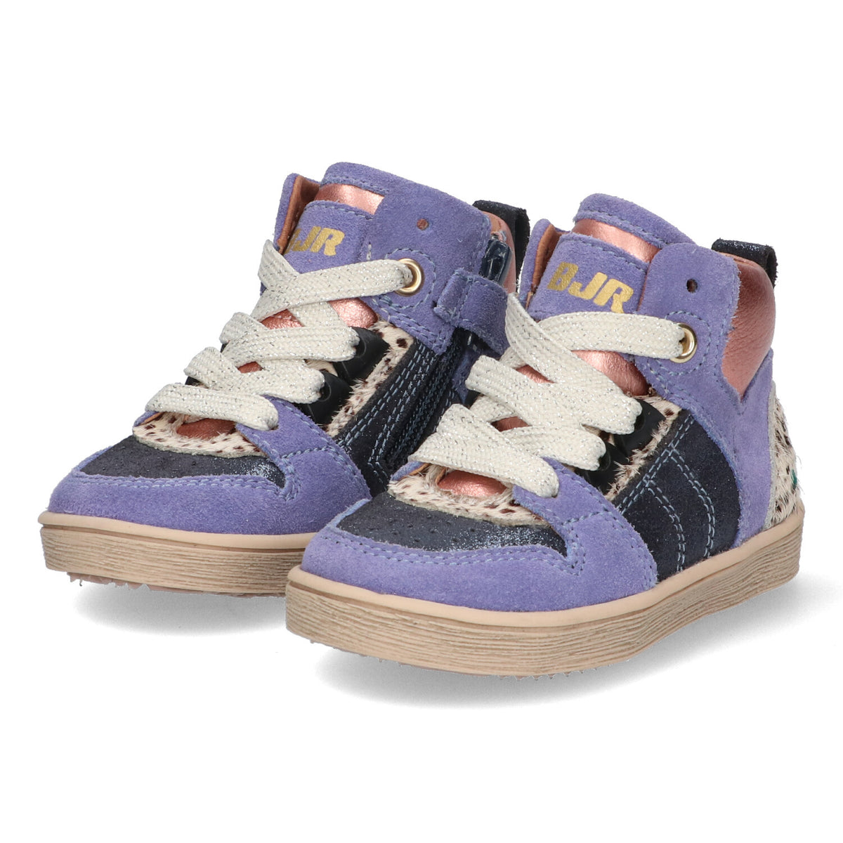 BunniesJR Pascal Pit hoge sneakers meisjes paars